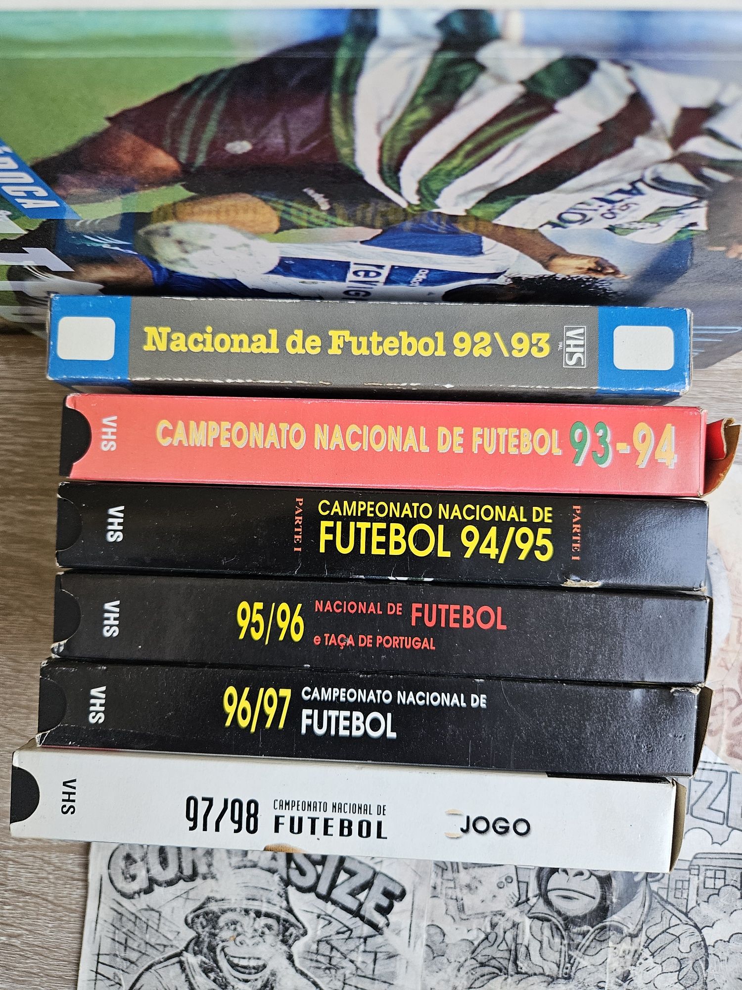 Portuguese Football vhs Lot + A Bola Magazine 94/95