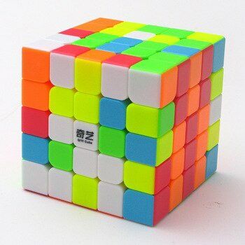 Кубик Рубика 5х5 QiYi MoFangGe Qizheng (Кольоровий пластик)