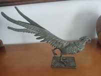 Faisão em metal antigo