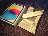 iPad Apple 10.9'' gen10 256GB + Pencil USB-C + etui pipetto origami