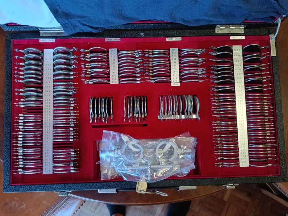 Conjunto De 266 Lentes De Teste Ópticas, de Design Durável