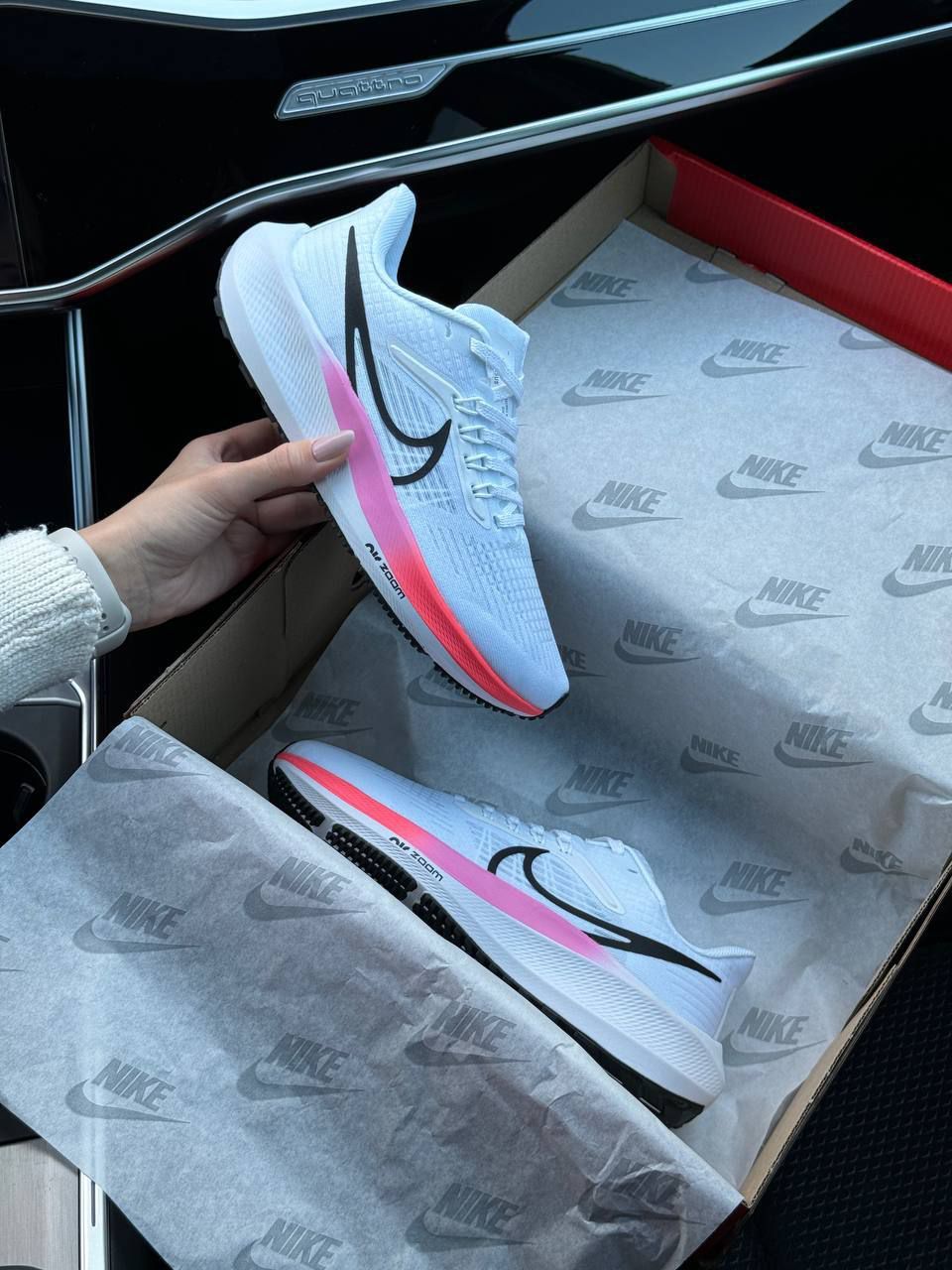 Жіночі кросівки Nike Air Zoom Женские кроссовки Найк зум белые