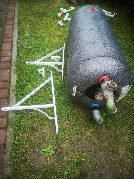 Terma bojler podgrzewacz 140l cwu podwójna wężownica z grzałką 1600w