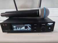 Zestaw 2 x mikrofon bezprzewodowy + stacja SHURE pasmo 600mhz