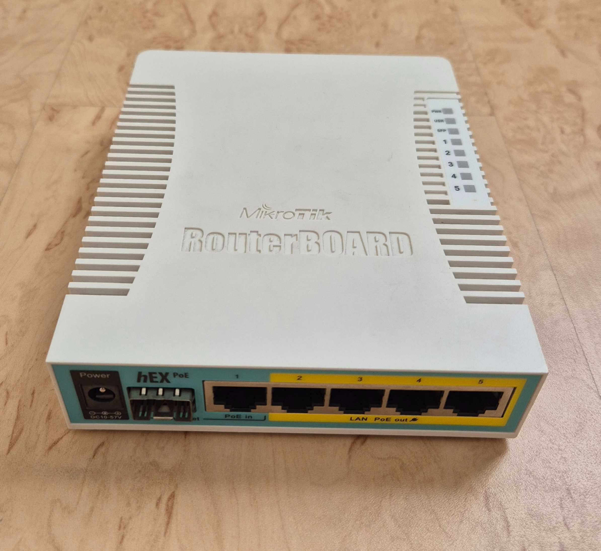 Маршрутизатор (роутер) Mikrotik hEX PoE (RB960PGS)