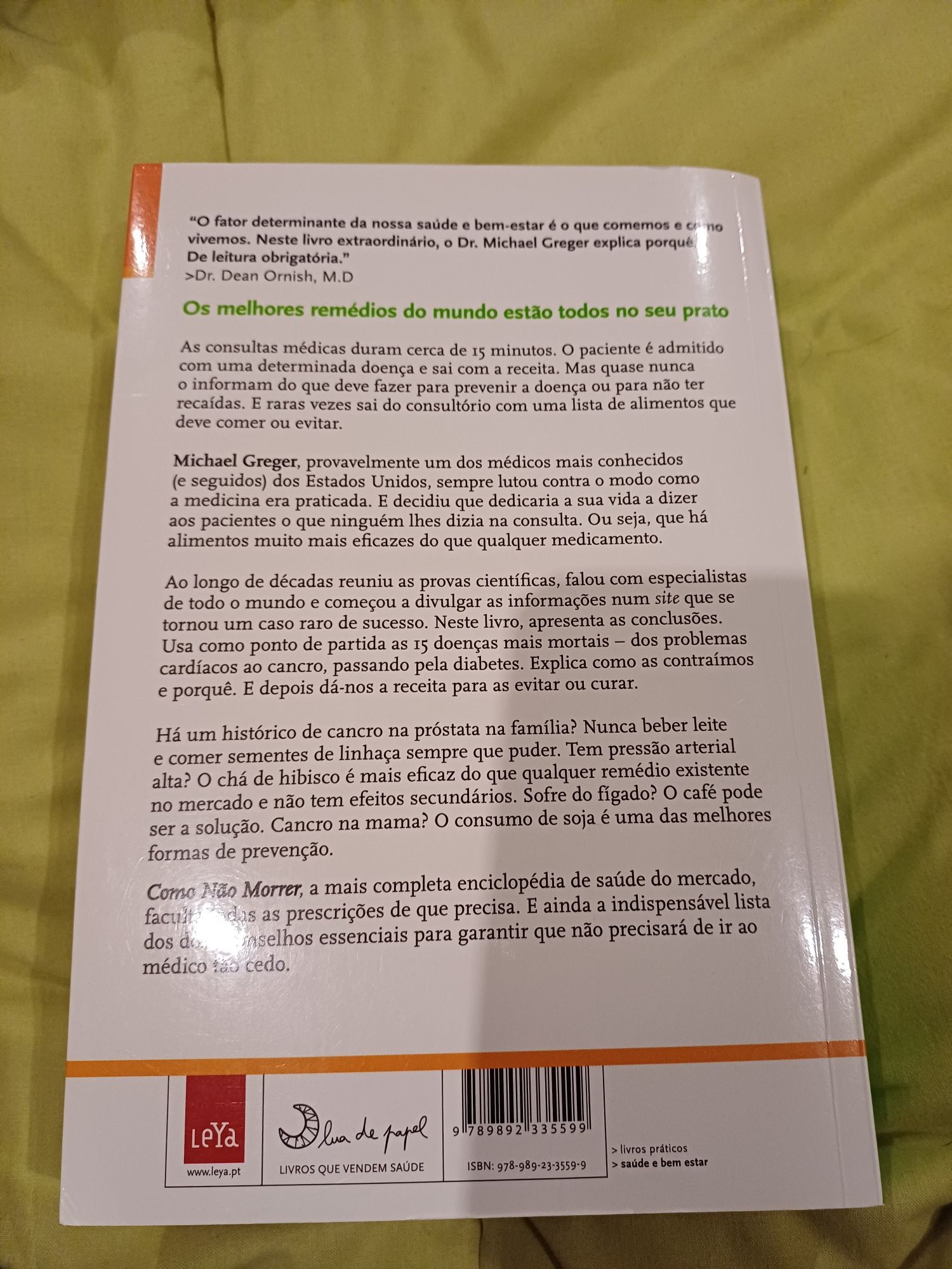 Livro Como Não Morrer