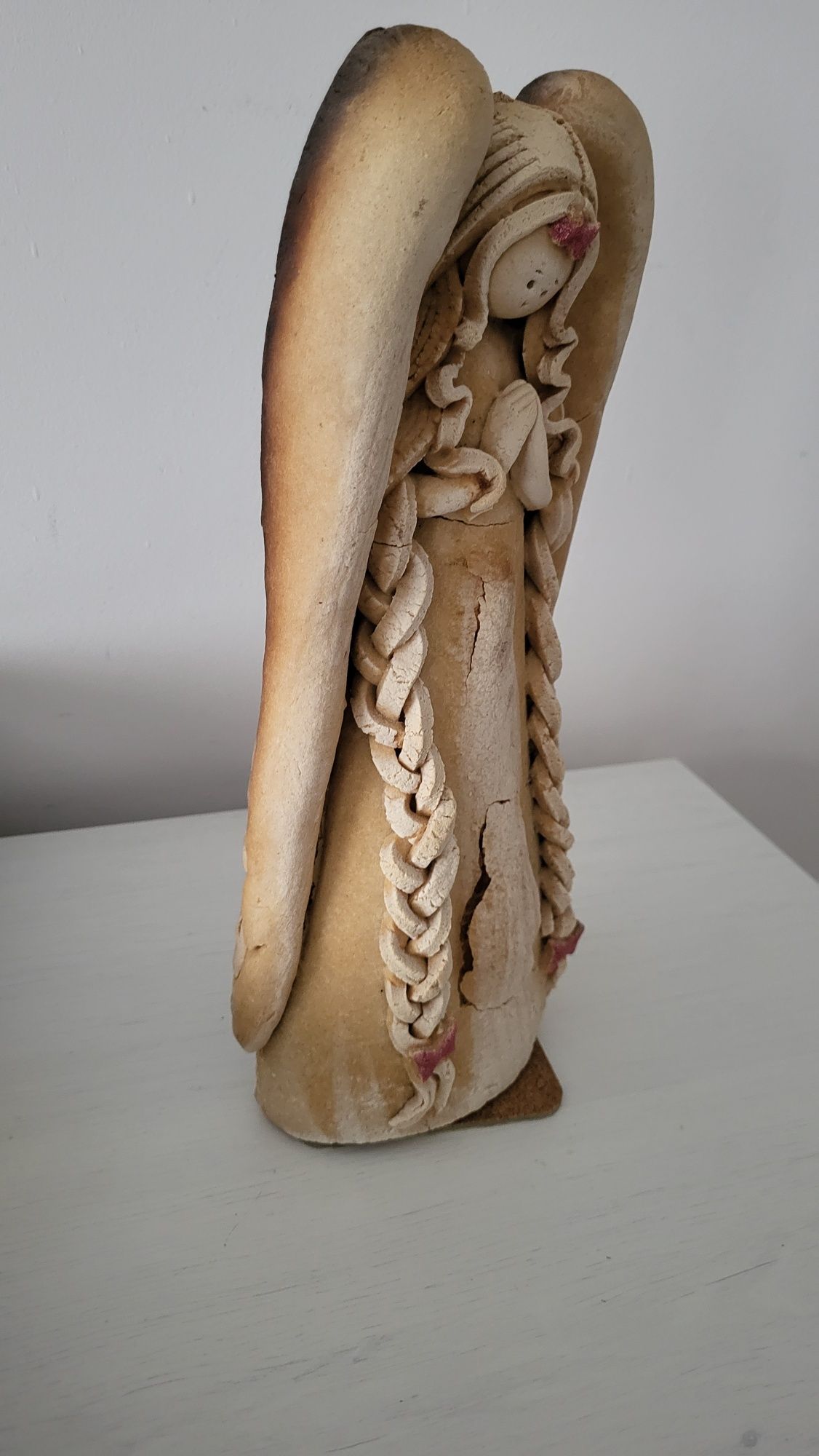 Duży anioł. Aniołek. Handmade.