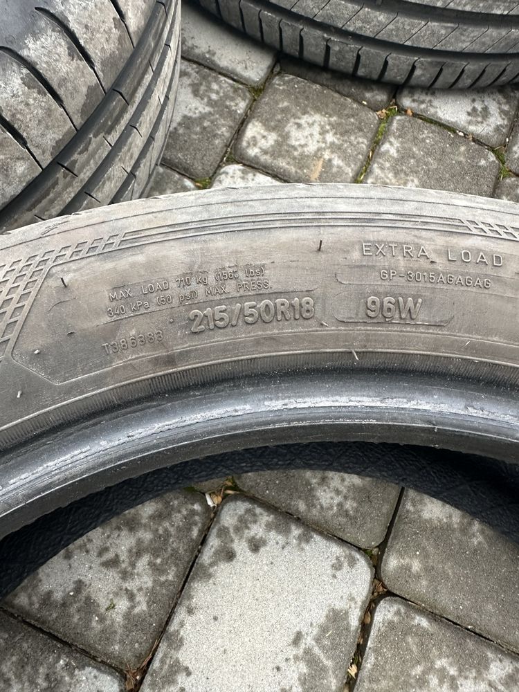 Opony letnie 215/50/18 Pirelli Goodyear
