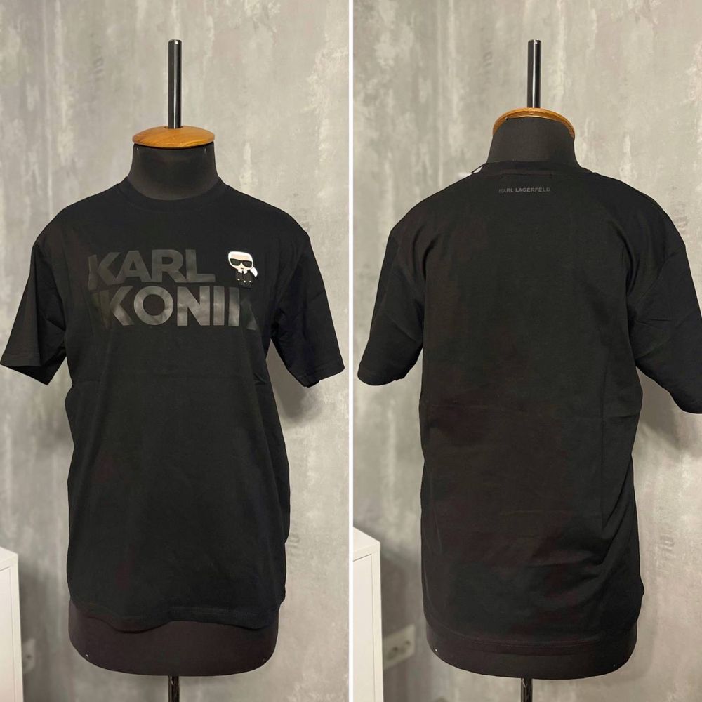 Чоловічі футболки Karl Lagerfeld в наявності біла, чорна L, XL