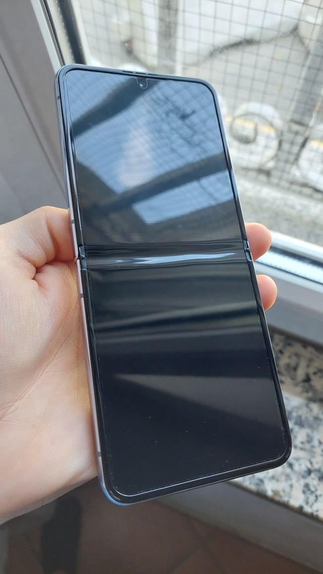 galaxy z flip 4 256gb azul excelente estado e oferta de capa, cabo