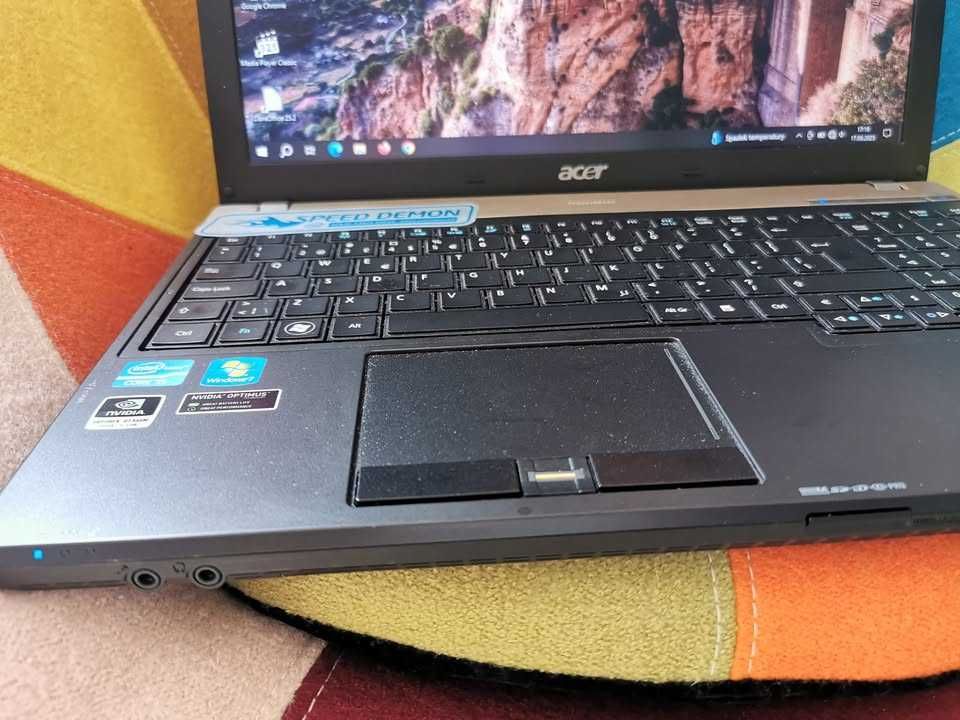 Laptop Acer Travelmate 8573 Intel i5-2450M GT540M 8GB SSD 256GB Win 10
