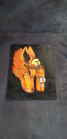 Obraz Naruto ręcznie malowany