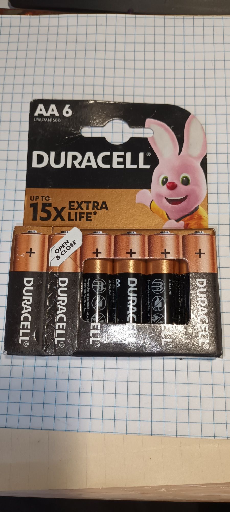 Батарейки Duracell AA 6 шт.