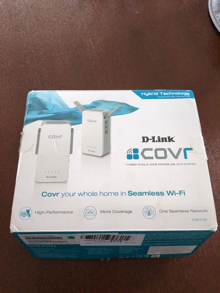 D-Link COVR-P2502 AC1200 Hybrid PowerLine - 2 sztuki (para) - GW