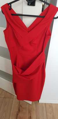 Czerwona sukienka xs chicaca