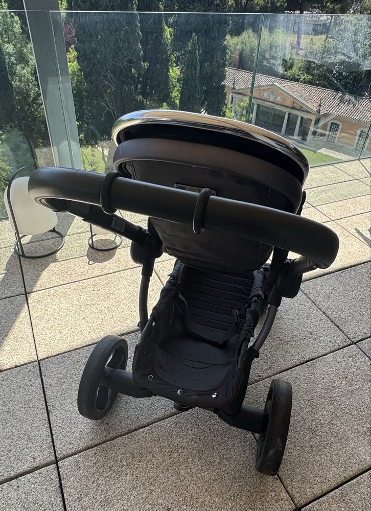 Carrinho iCandy Peach Dusk + Alcofa + Ovo BeSafe | Para bebé elegante