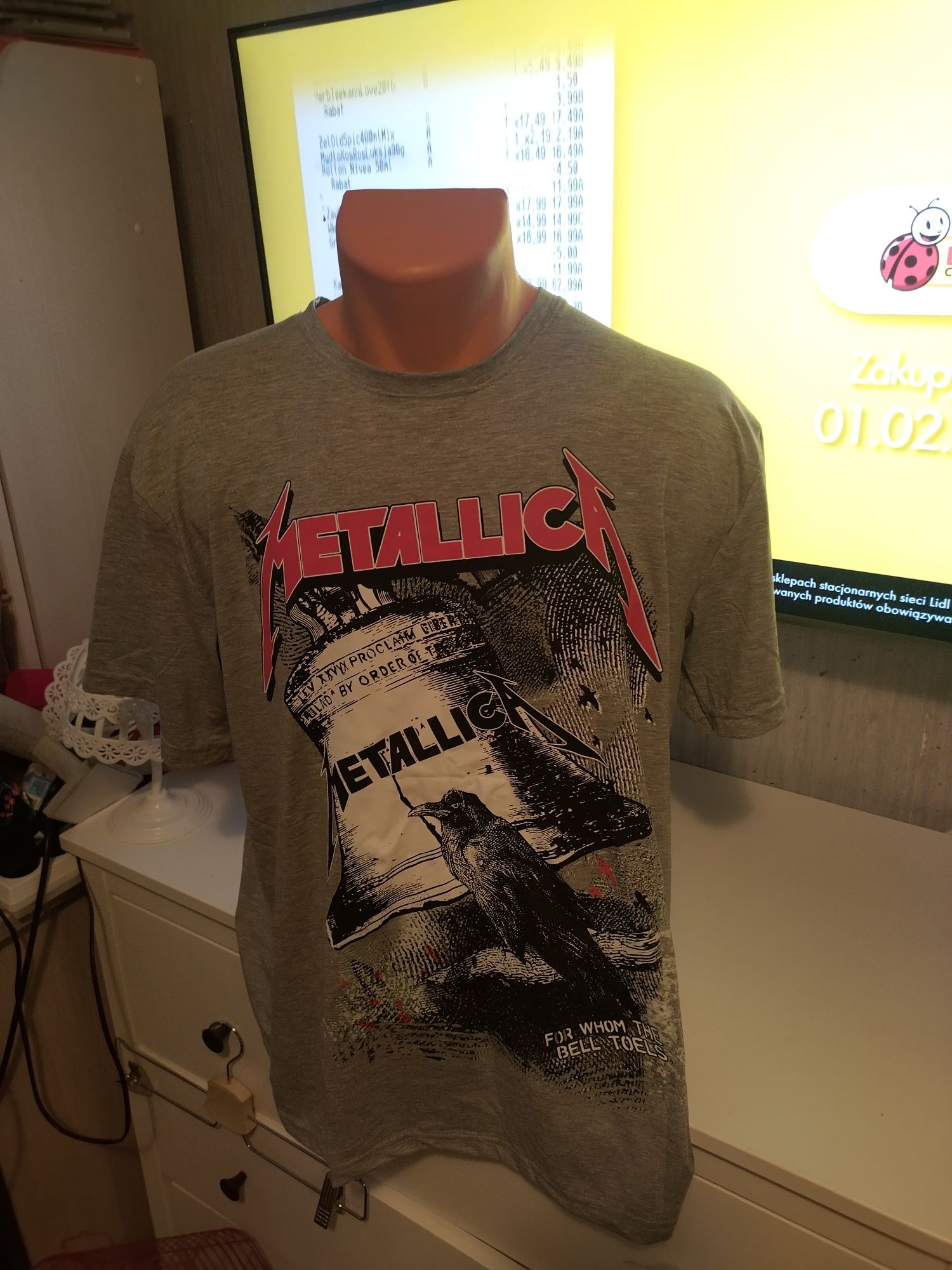 T-shirt z nadrukiem Metallica