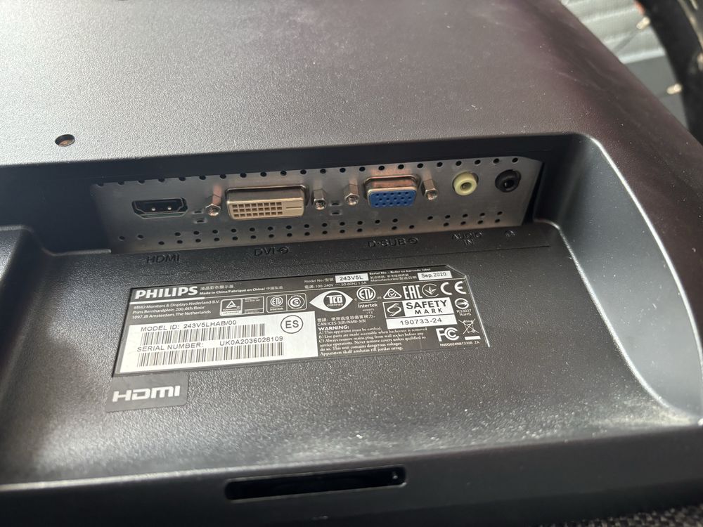 Monitor Philips 24 cale 243v5l