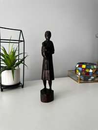 Kobieta z dzieckiem figurka drewniana afrykańska Kenia NOWA