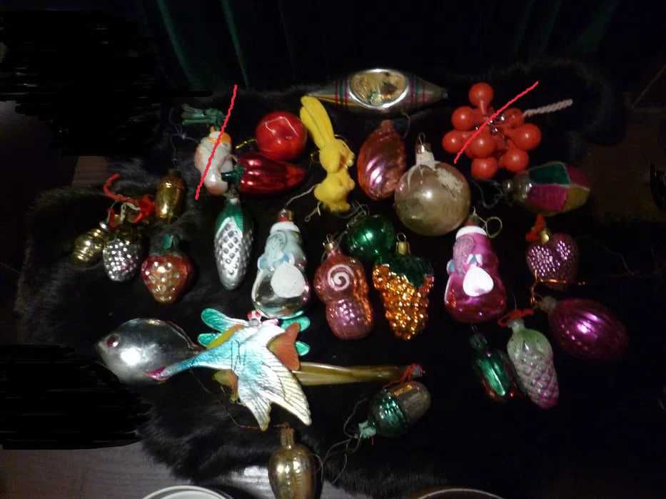 Ёлочные игрушки. Времён ссср. Винтаж