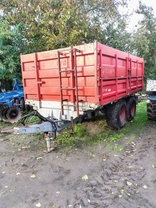 Przyczepa rolnicza 3 osiowa tandem  22t nie do balotów niskopodwozie