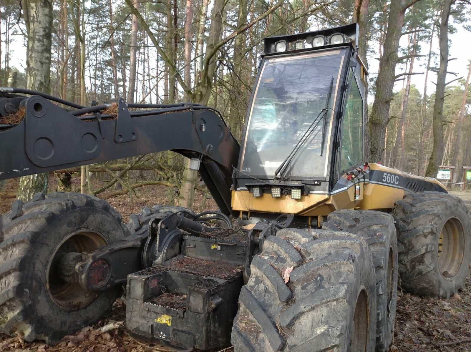 Harwester EcoLog 560C 2007r. z głowicą LogMax 5000D 2012r.