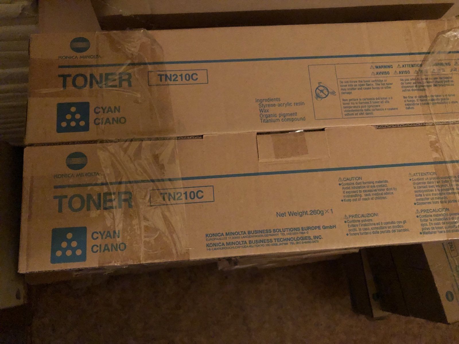 Тонер-картридж Konica Minolta TN-210 (оригінальний) для Konica Minolta