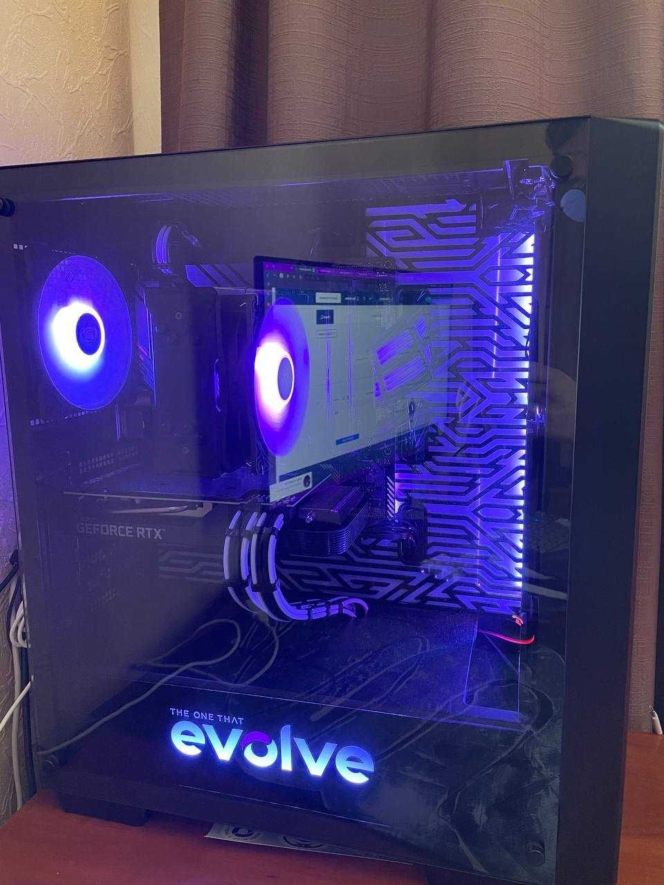 Ігровий ПК EVOLVE AMD Ryzen 5 5600X, RTX 3060 Ti + 	
Mонітор Asus 23.8