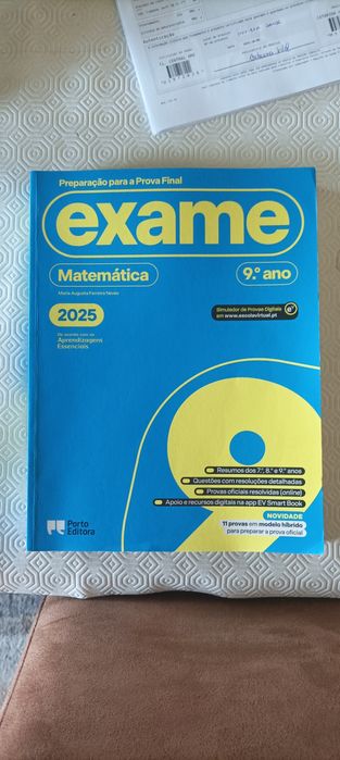 Livro preparação para a Prova Final Matemática 9°ano
