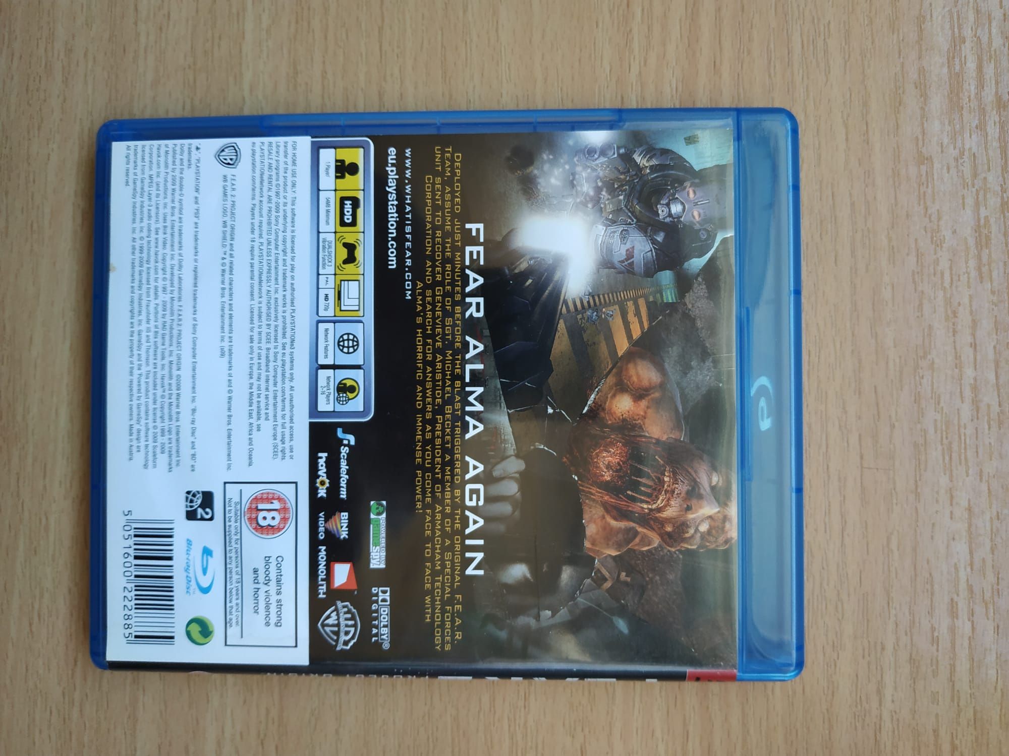 FEAR 2 ps3, stan bdb, możliwa wysyłka olx..