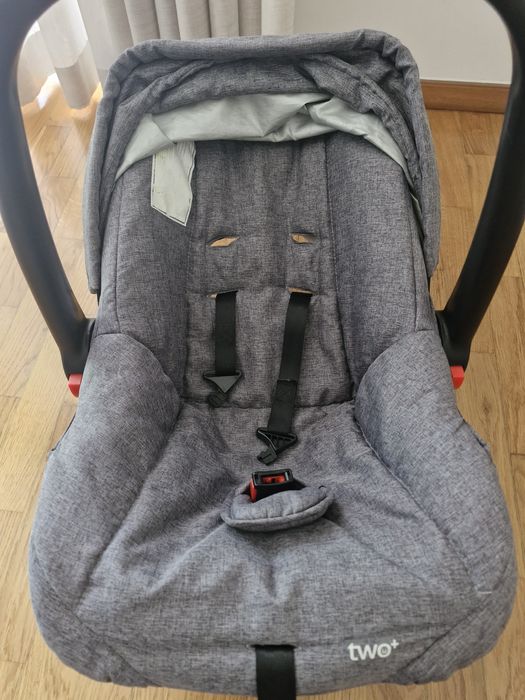 Babycoque ovo assalvo two+_ compatível com automóvel e carrinho