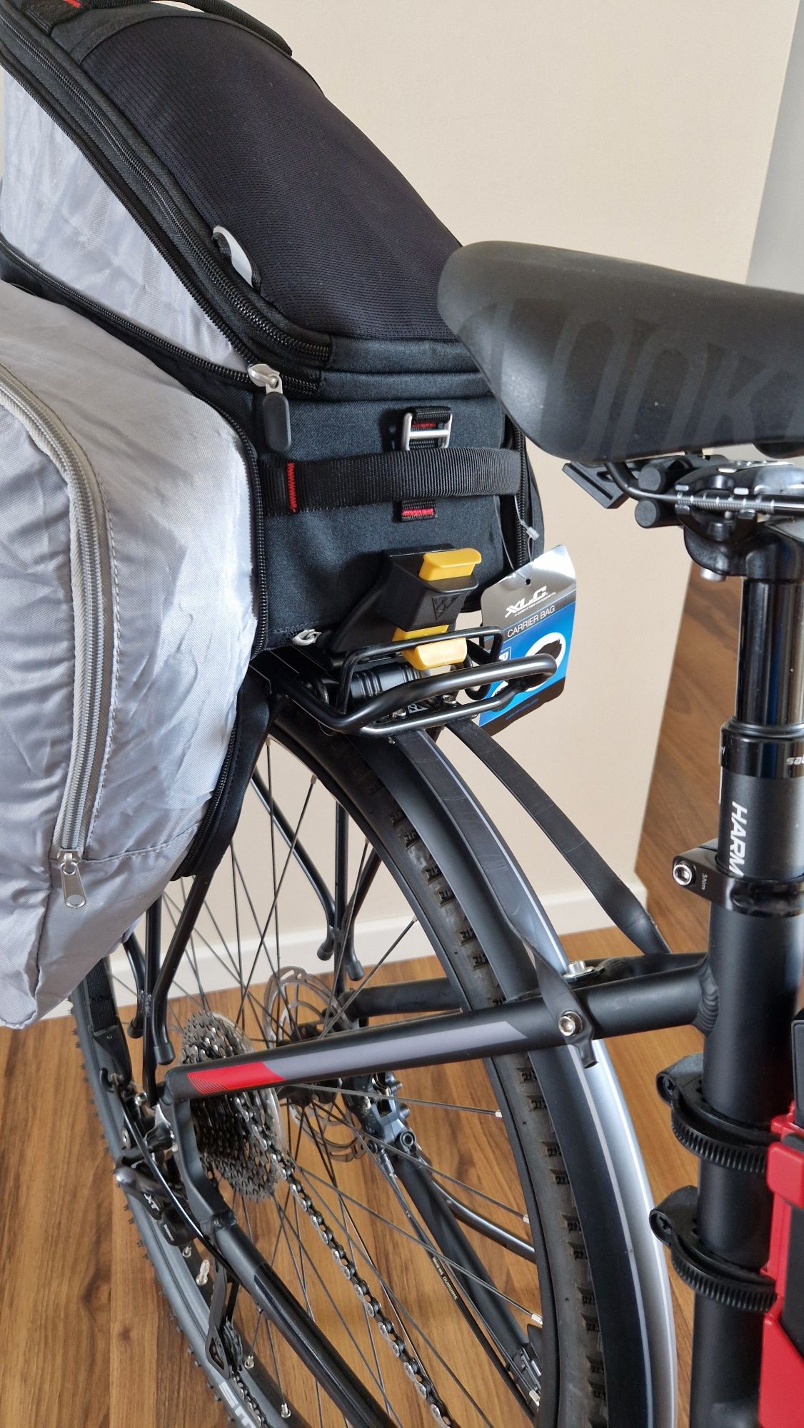 Bardzo pojemna torba rowerowa z sakwami do bagażników Topeak MTX