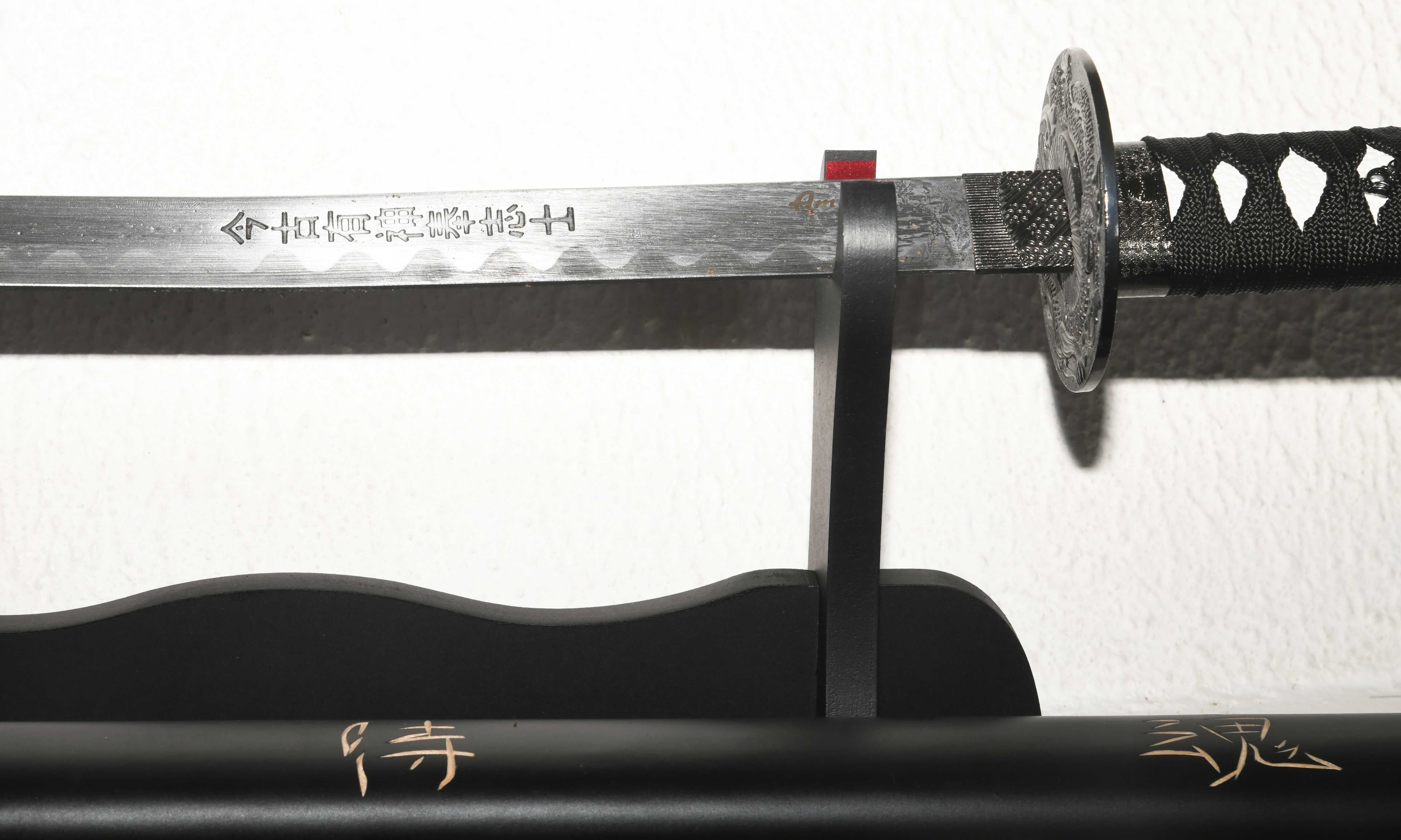 Espada Katana Samurai "coragem" do Último Samurai (NOVA em caixa)