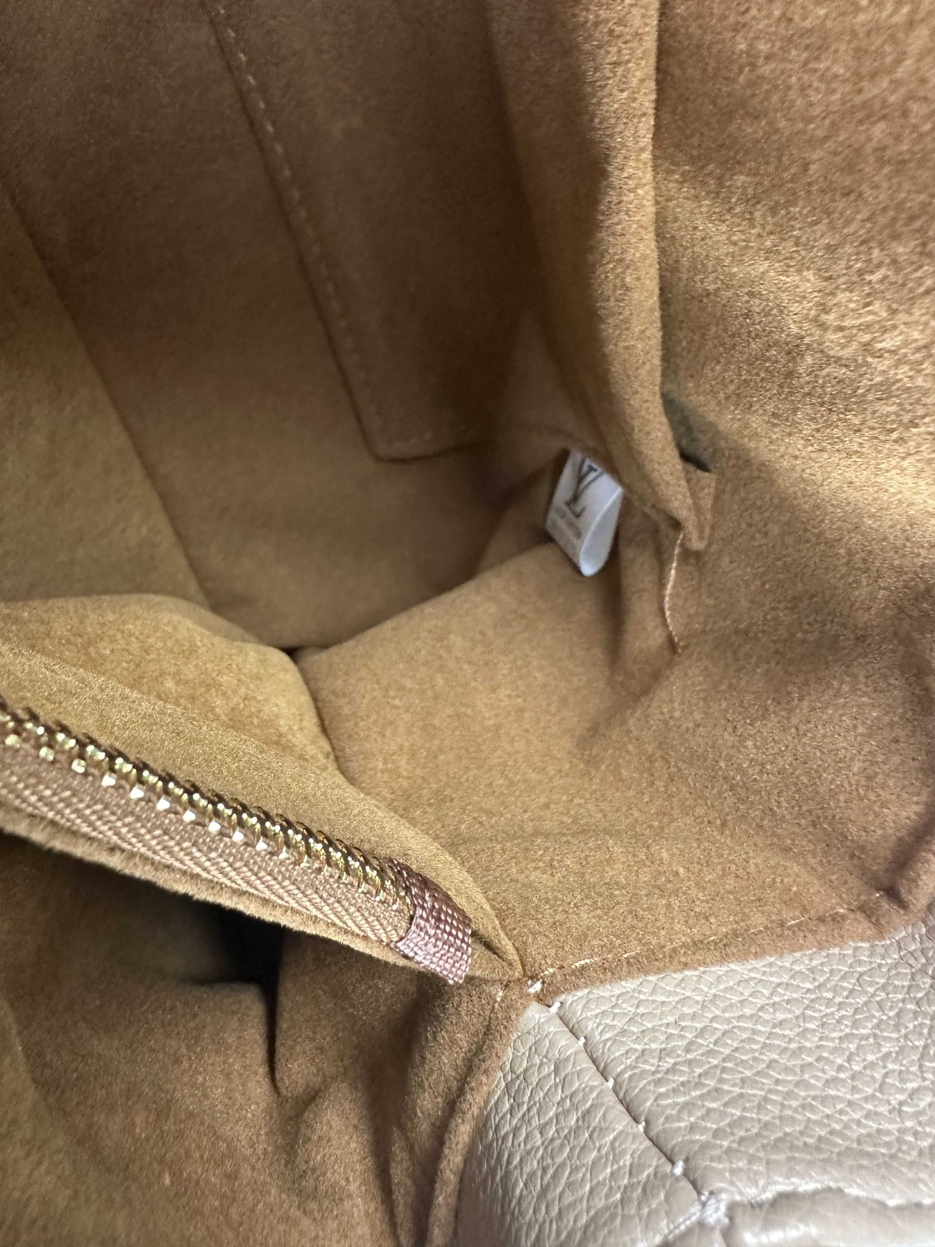 Torebka srednia LV monogram bez skórzana Louis Vuitton kuferek Premium