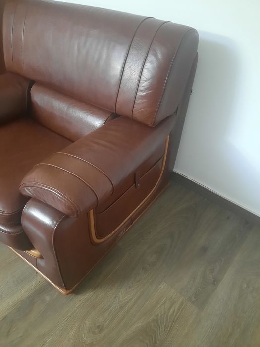 Sofá, cadeirão, maple