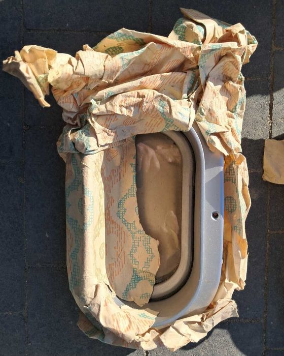 2 stare niemieckie okienka z wagonów pociągu ciekawe