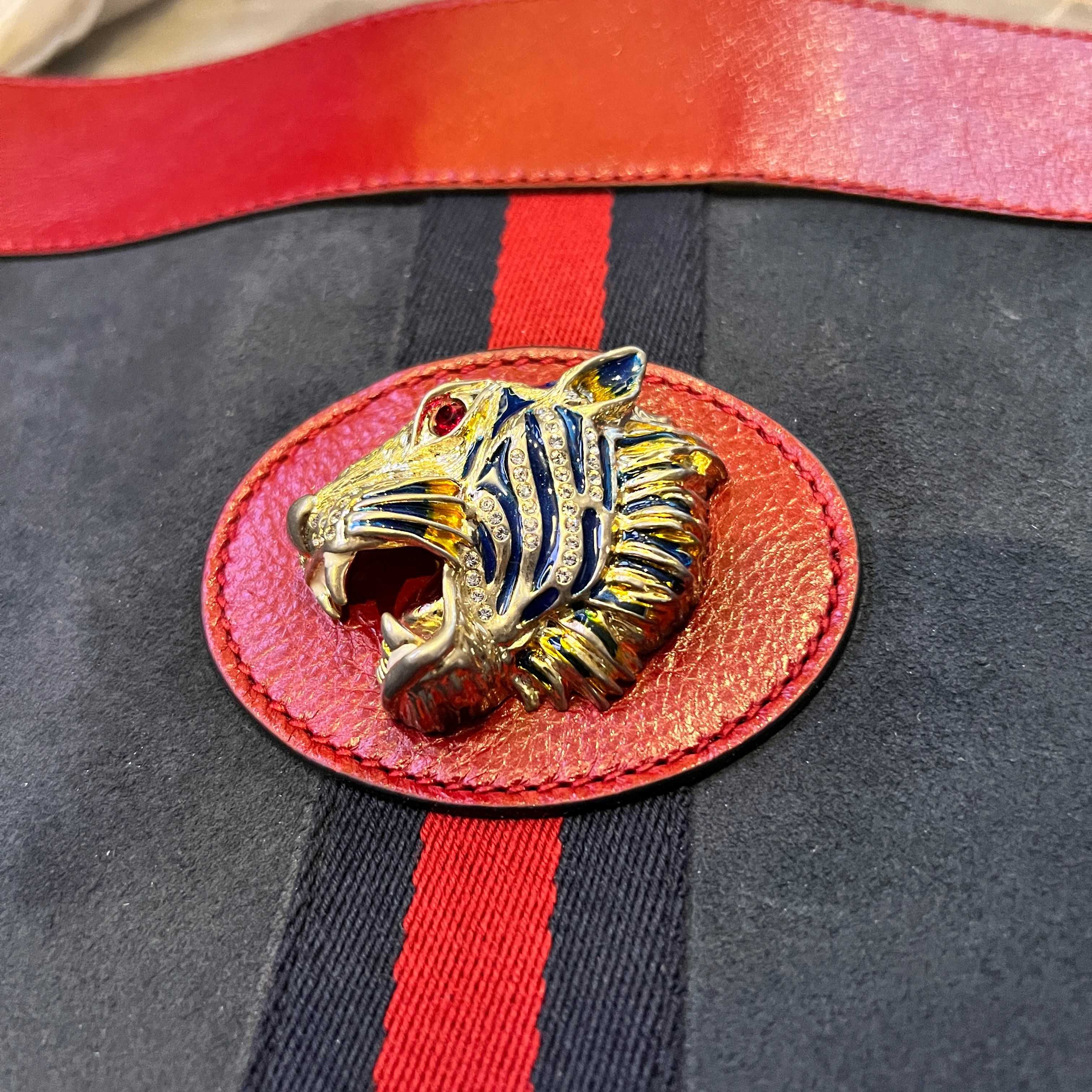 Torebka Gucci Gold Tiger Detail