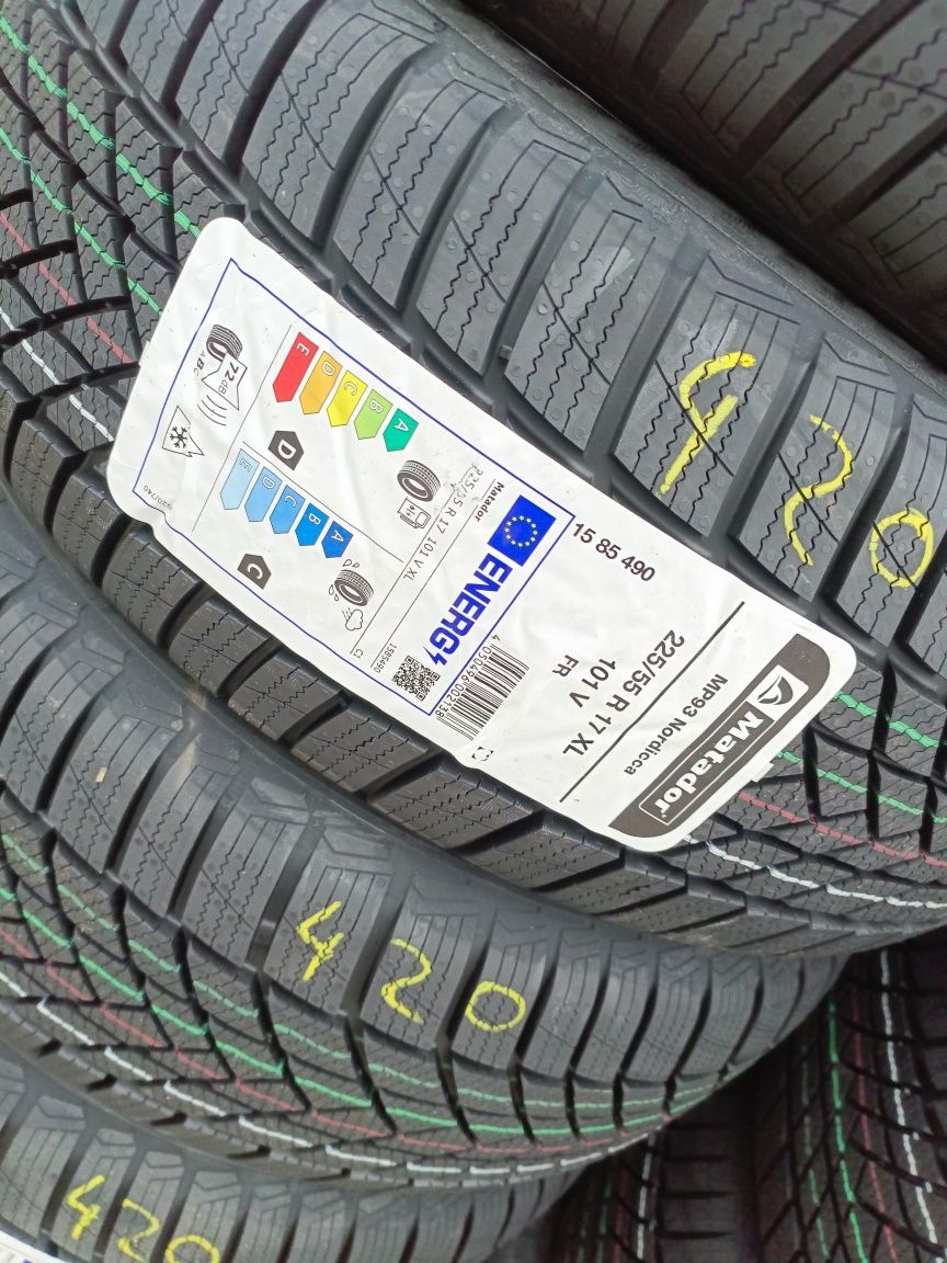Nowe opony zimowe 225/55/17 Matador gr Continental 2024r