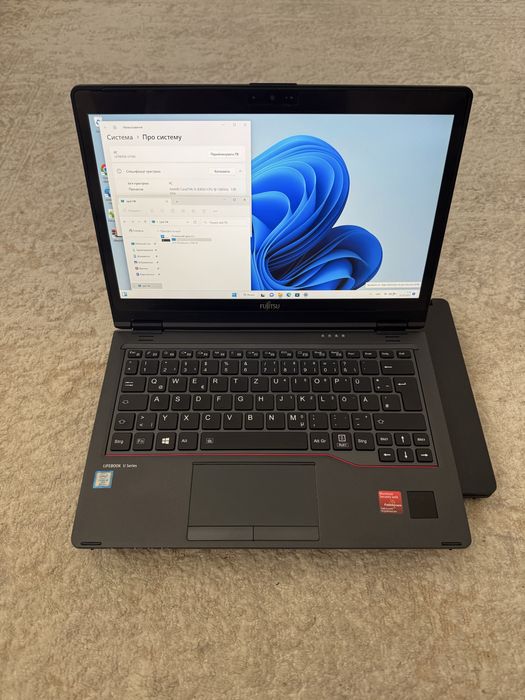 Fujitsu lifebook u729x Lte x360 core i5 8365u 16ram 2в1 трансформер