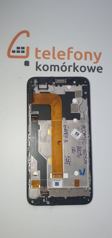 Alcatel 5051X ekran LCD wyświetlacz oryginał z ramką