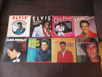 Elvis Presley osiem płyt winylowych.