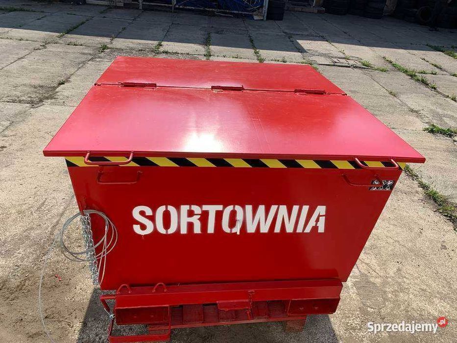 Kontener Samowyładowczy TK 3300 L, NOWA WERSJA Koleba Na Odpady