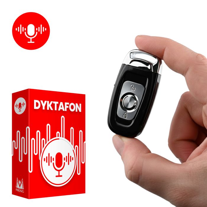 Dyktafon Q5 Mini 16GB z detekcją dźwięku, klucz samochodowy