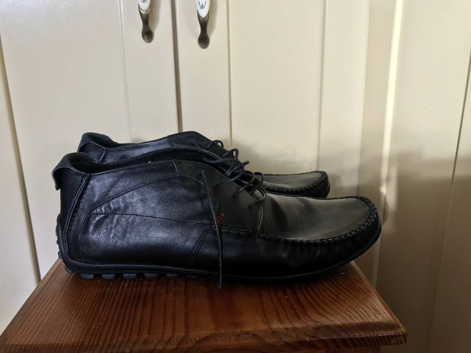 Чоловічі кожані туфлі 45 розмір