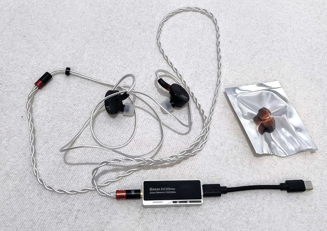 Słuchawki Timeless 7Hz 3,5mm z DAC-iem iBasso DC3pro + Symbio W