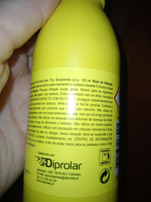 Betadine 10% antissético 125 mL Hidrodine