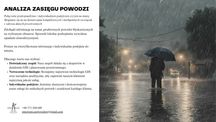 Raport GIS - analiza zasięgu powodzi