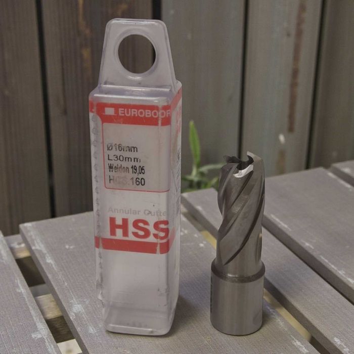 EUROBOOR HSS Wiertło Trepanacyjne 16 mm x 30 mm