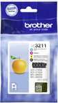 tusz brother lc-3211 lc3211val 3 kolory wydajność 200 stron opis