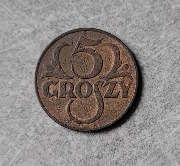 147) POLSKA II RP - 5 Groszy - 1935 r.